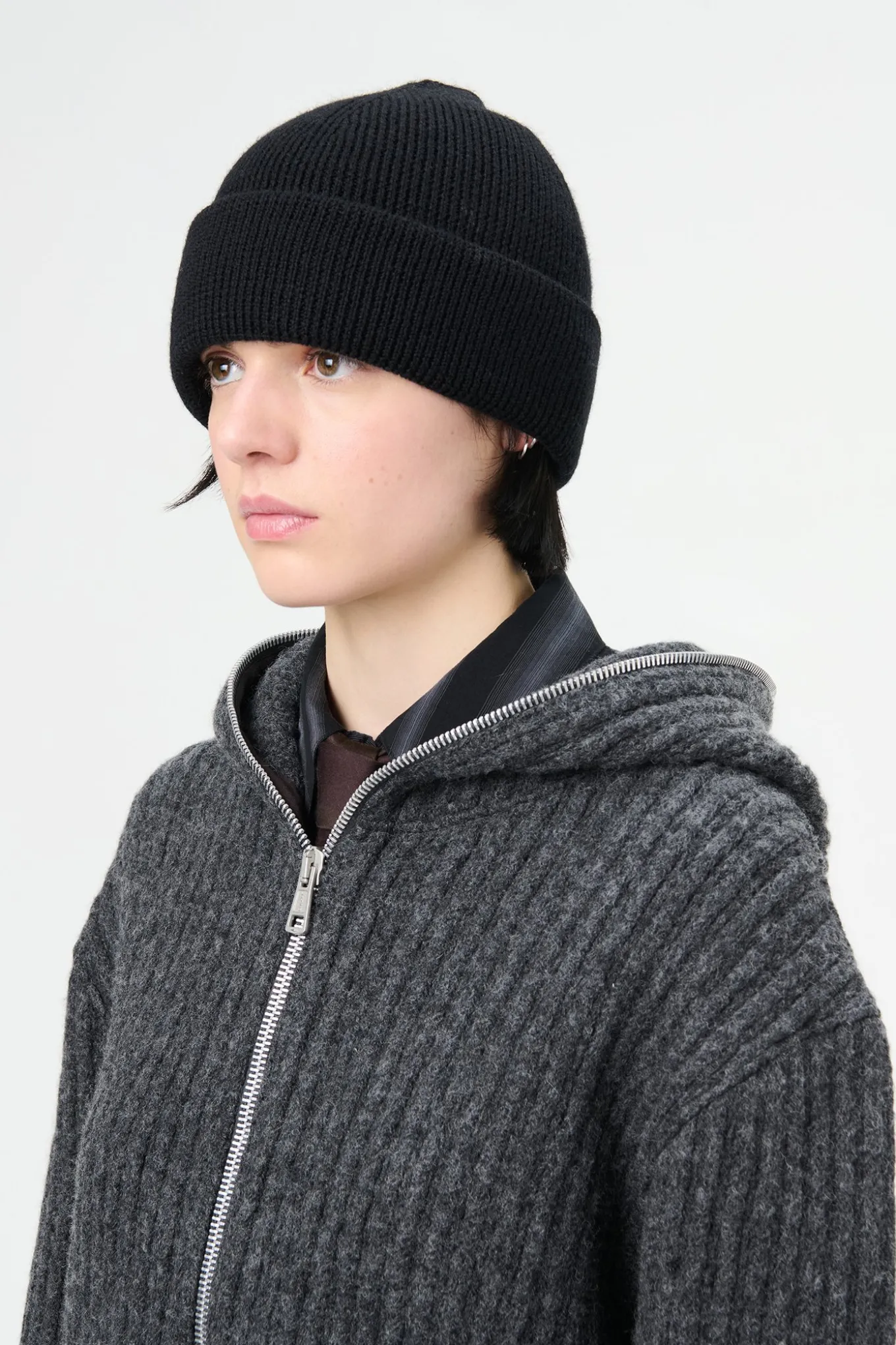 Antracite Mega Rib Wool