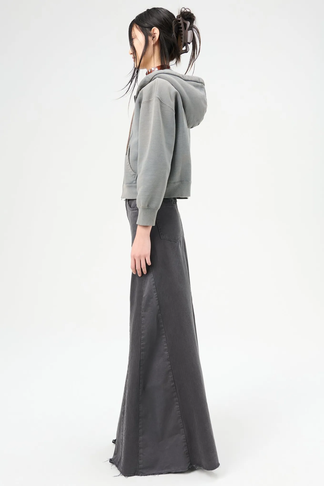 Ash Black Herringbone