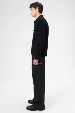Black Brushed Cotton