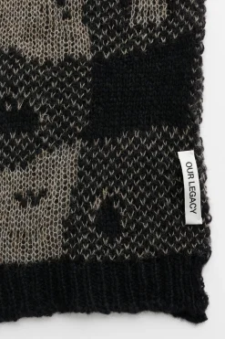 Black Destructive Gingham