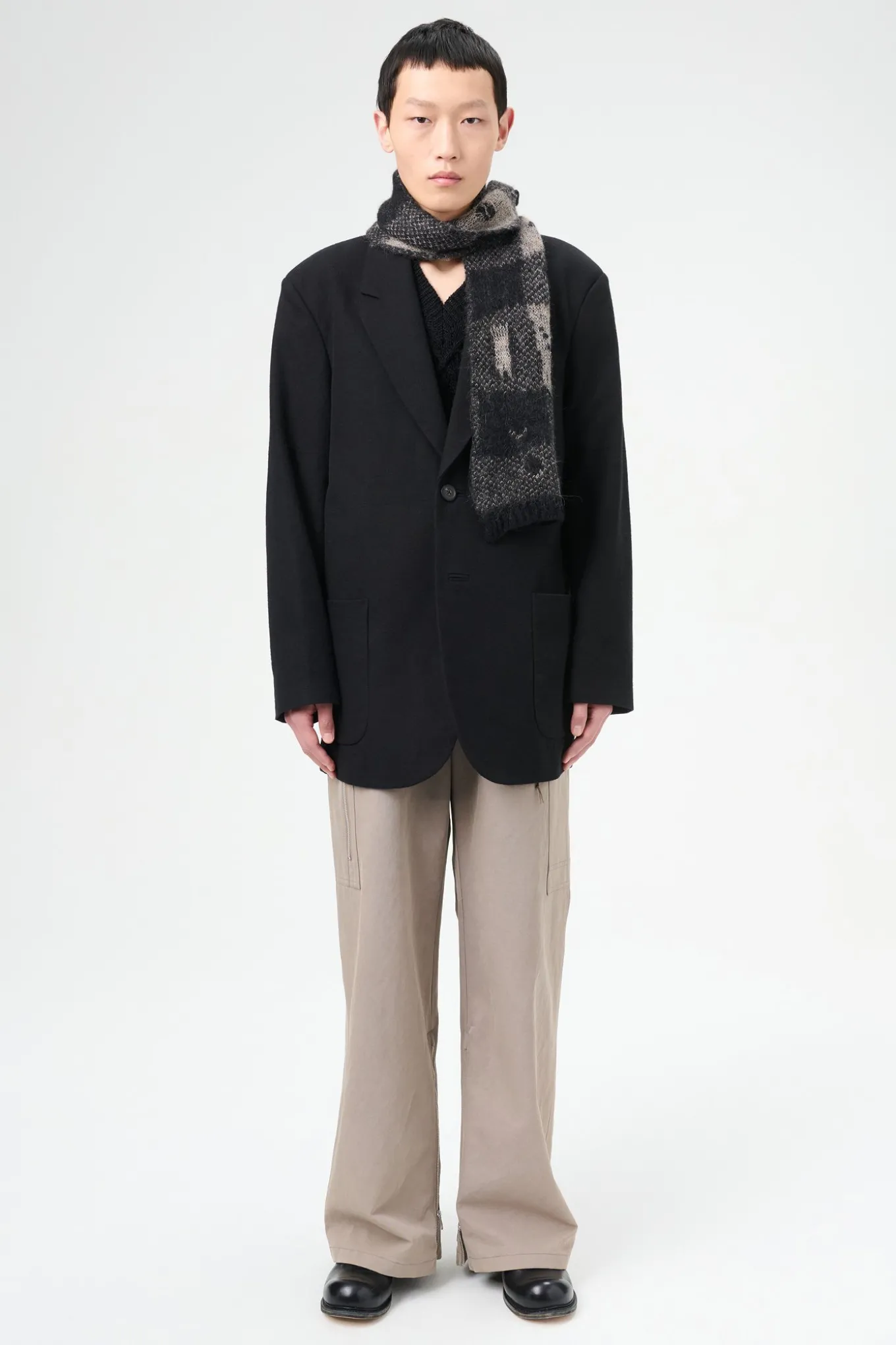 Black Destructive Gingham