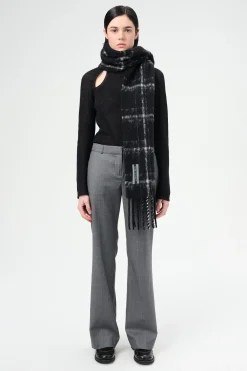 Black Fuzzy Alpaca Check