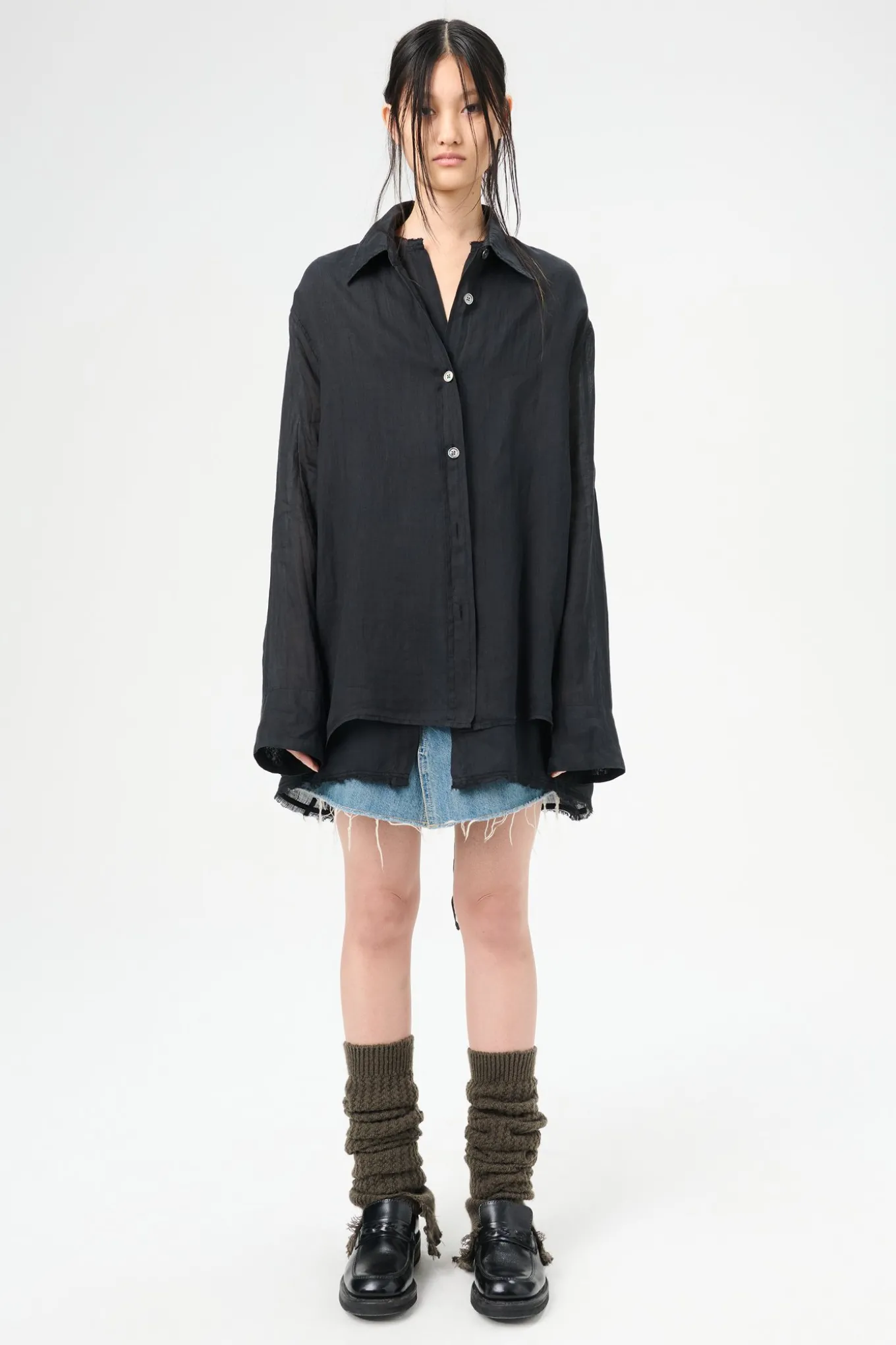 Black Gauze Ramie