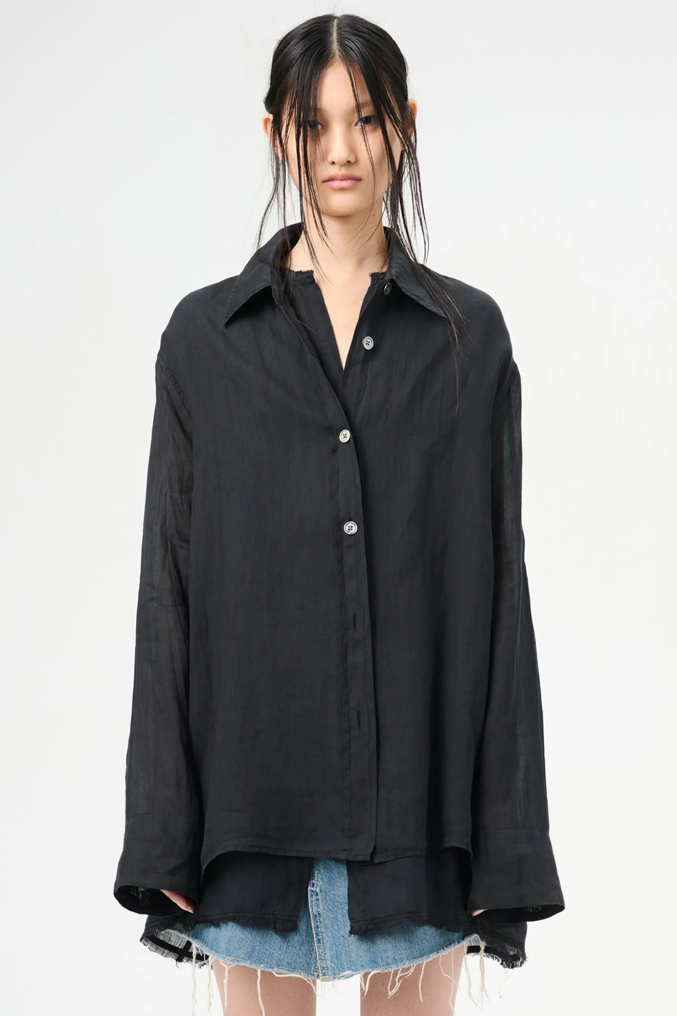 Black Gauze Ramie