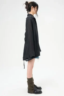 Black Gauze Ramie