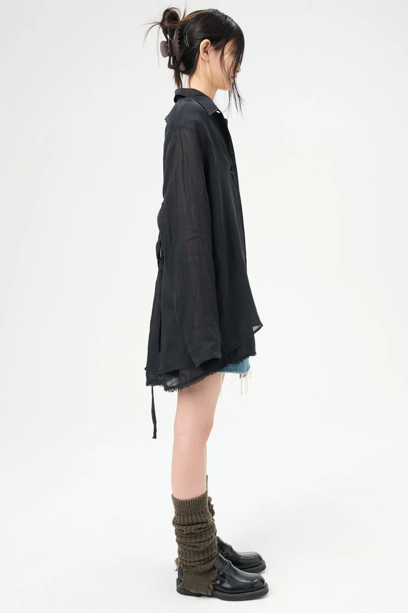 Black Gauze Ramie