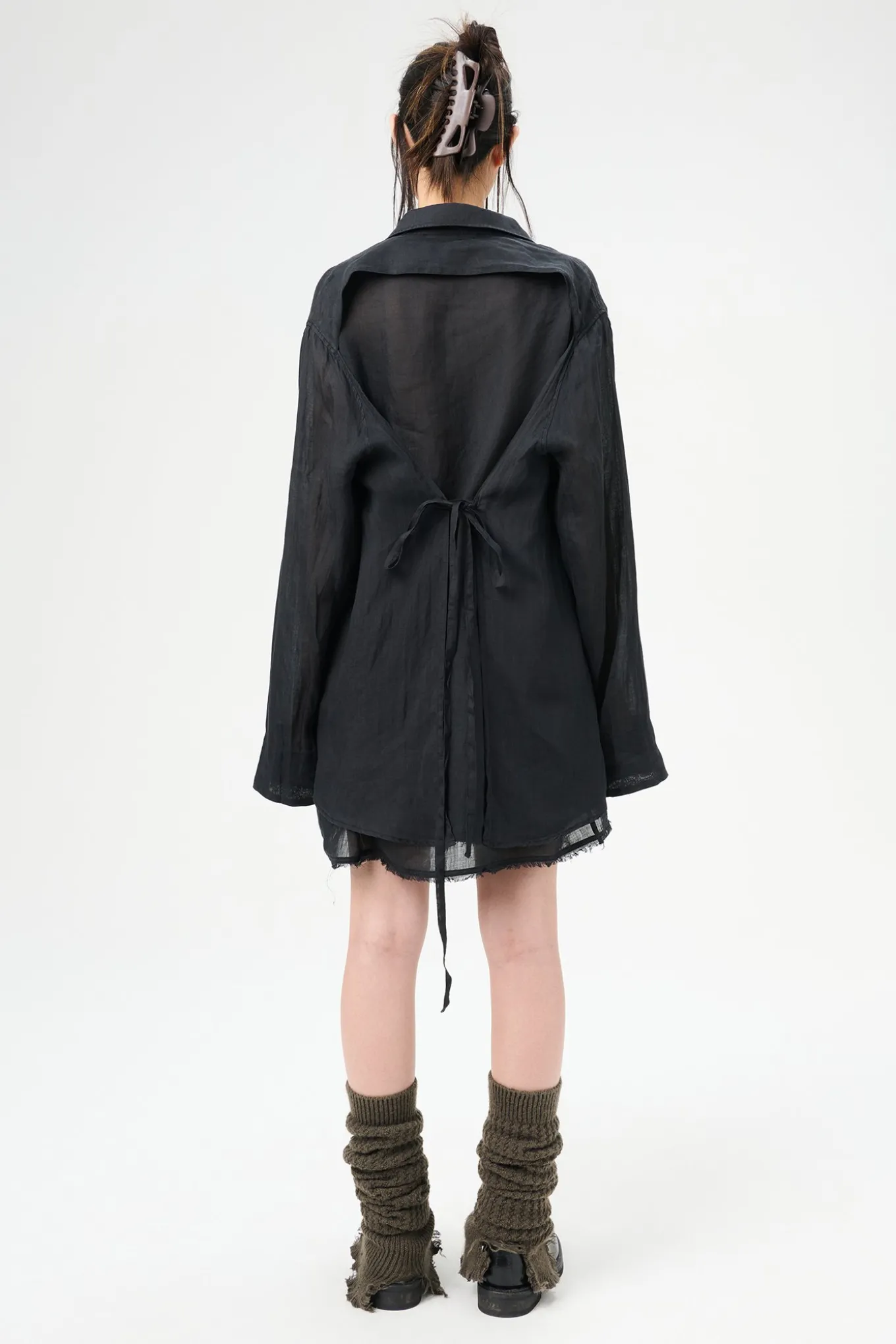 Black Gauze Ramie