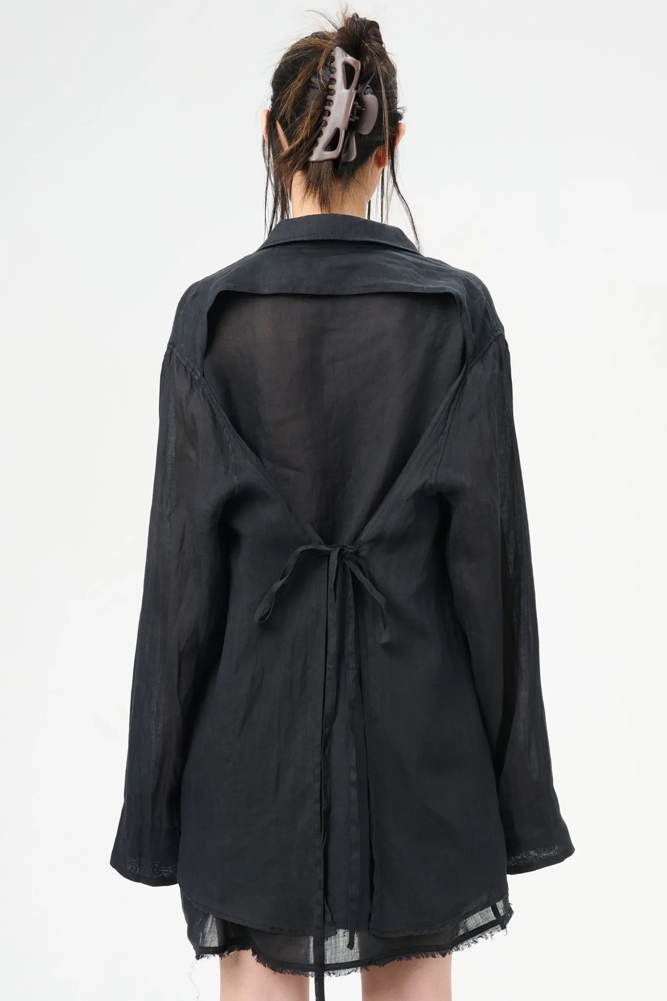Black Gauze Ramie
