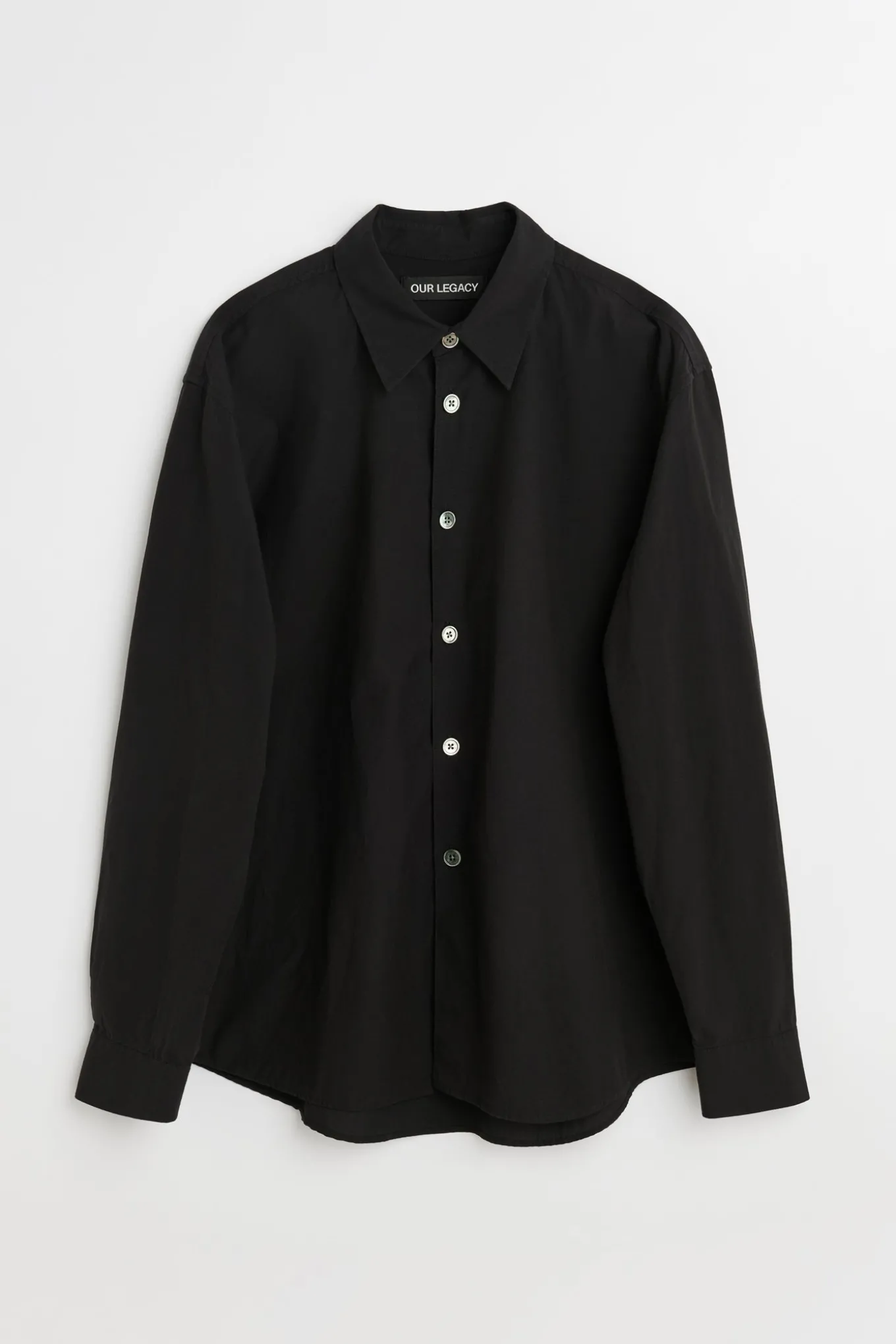 Black Liquid Poplin