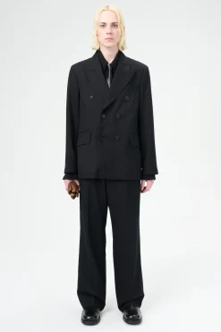 Black Panama Wool