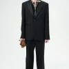 Black Panama Wool