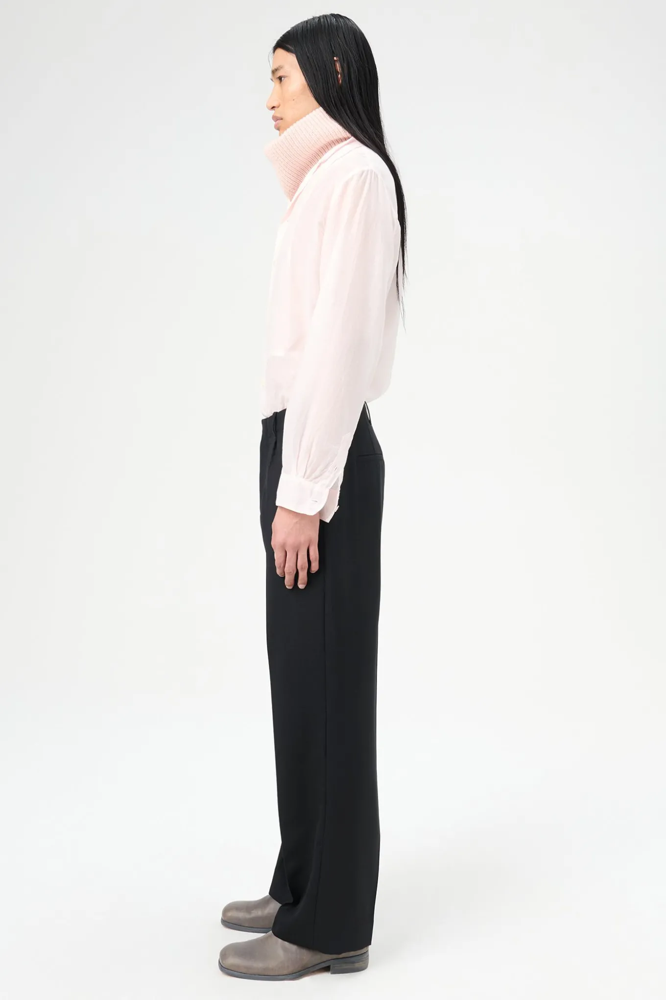 Black Panama Wool