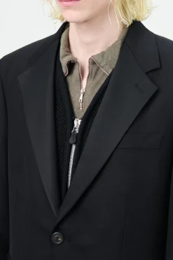 Black Panama Wool