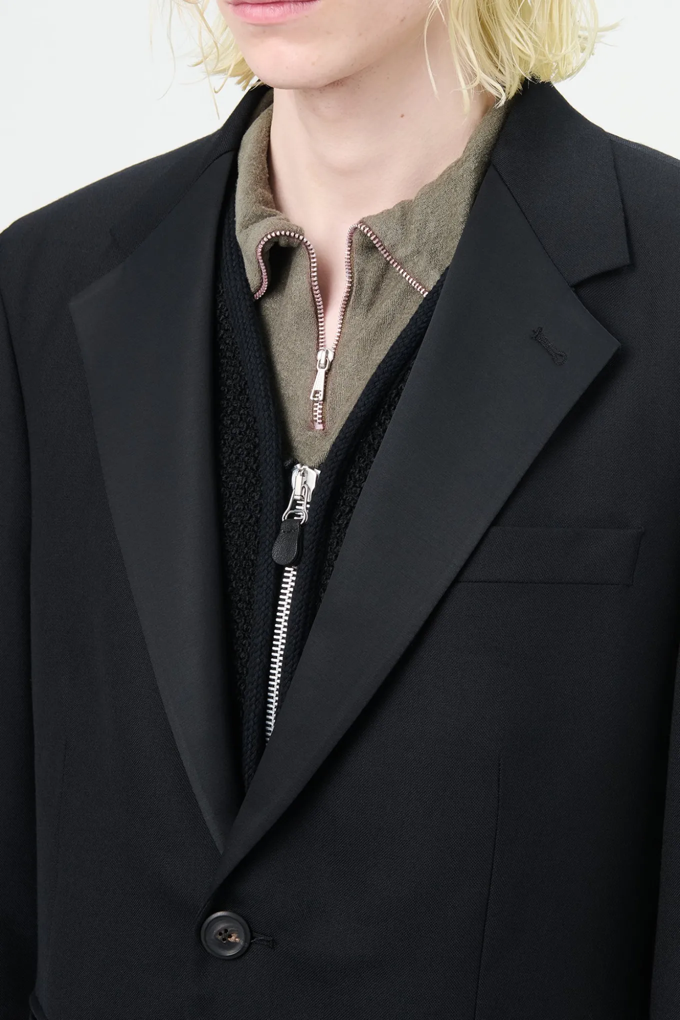 Black Panama Wool