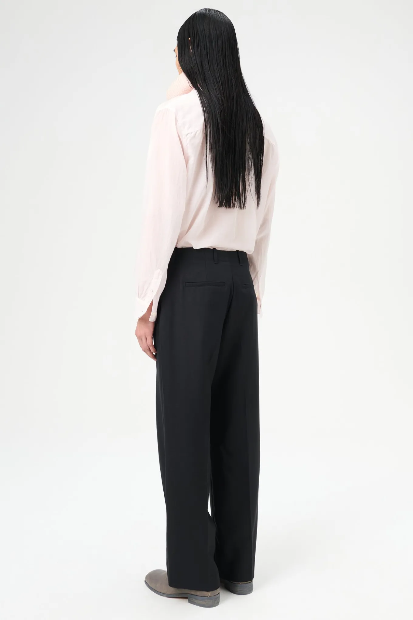 Black Panama Wool