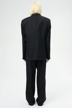 Black Panama Wool