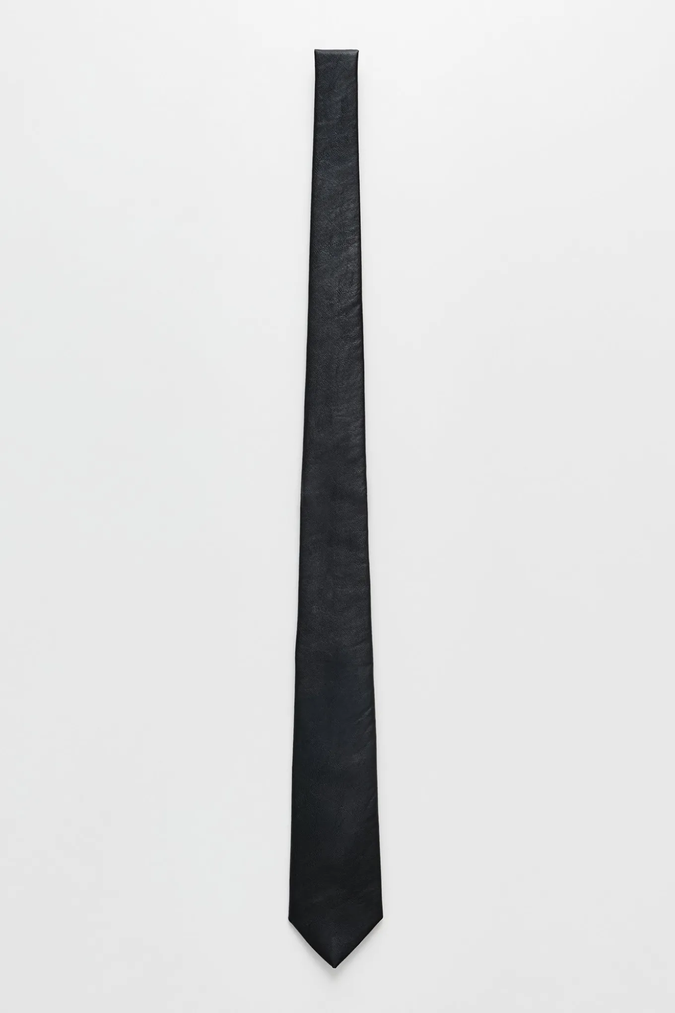 Black Real Fake Leather