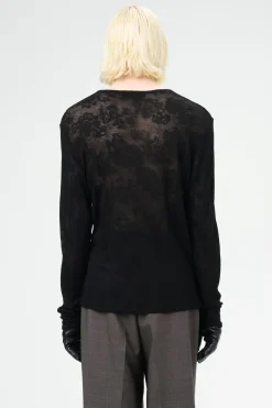 Black Romantic Thermal Paisley