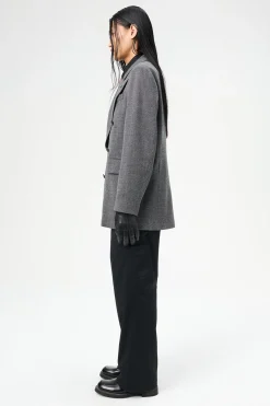 Black TV Static Mouline Wool