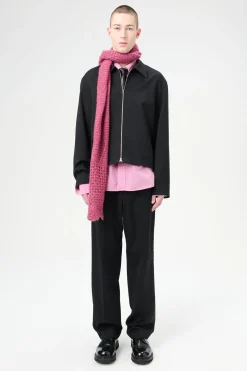 Black Worsted Wool
