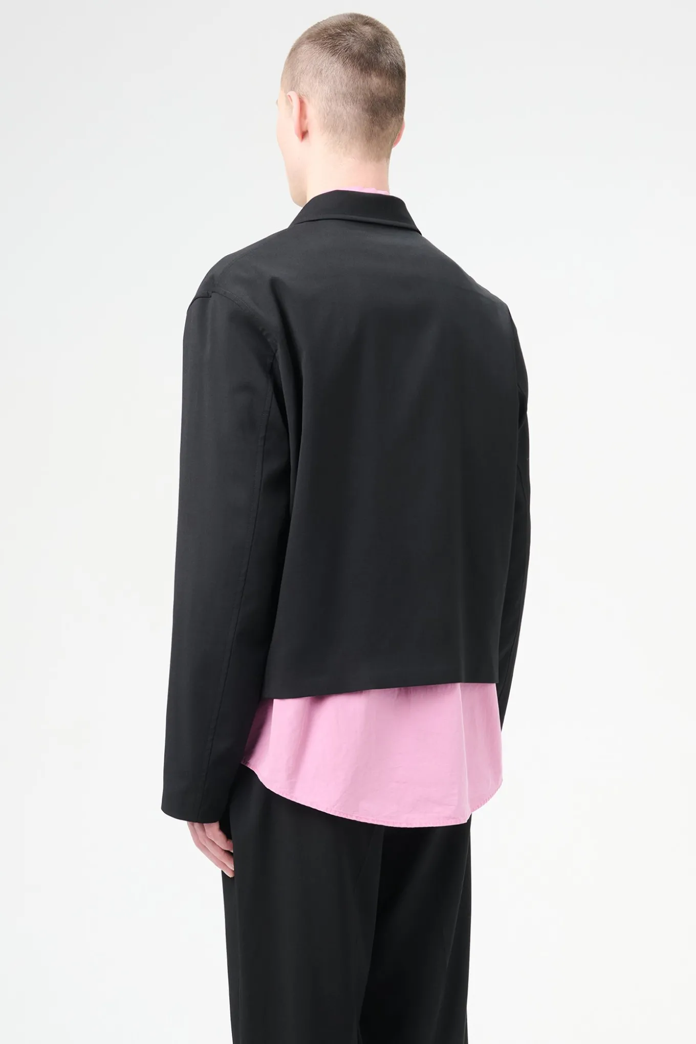 Black Worsted Wool