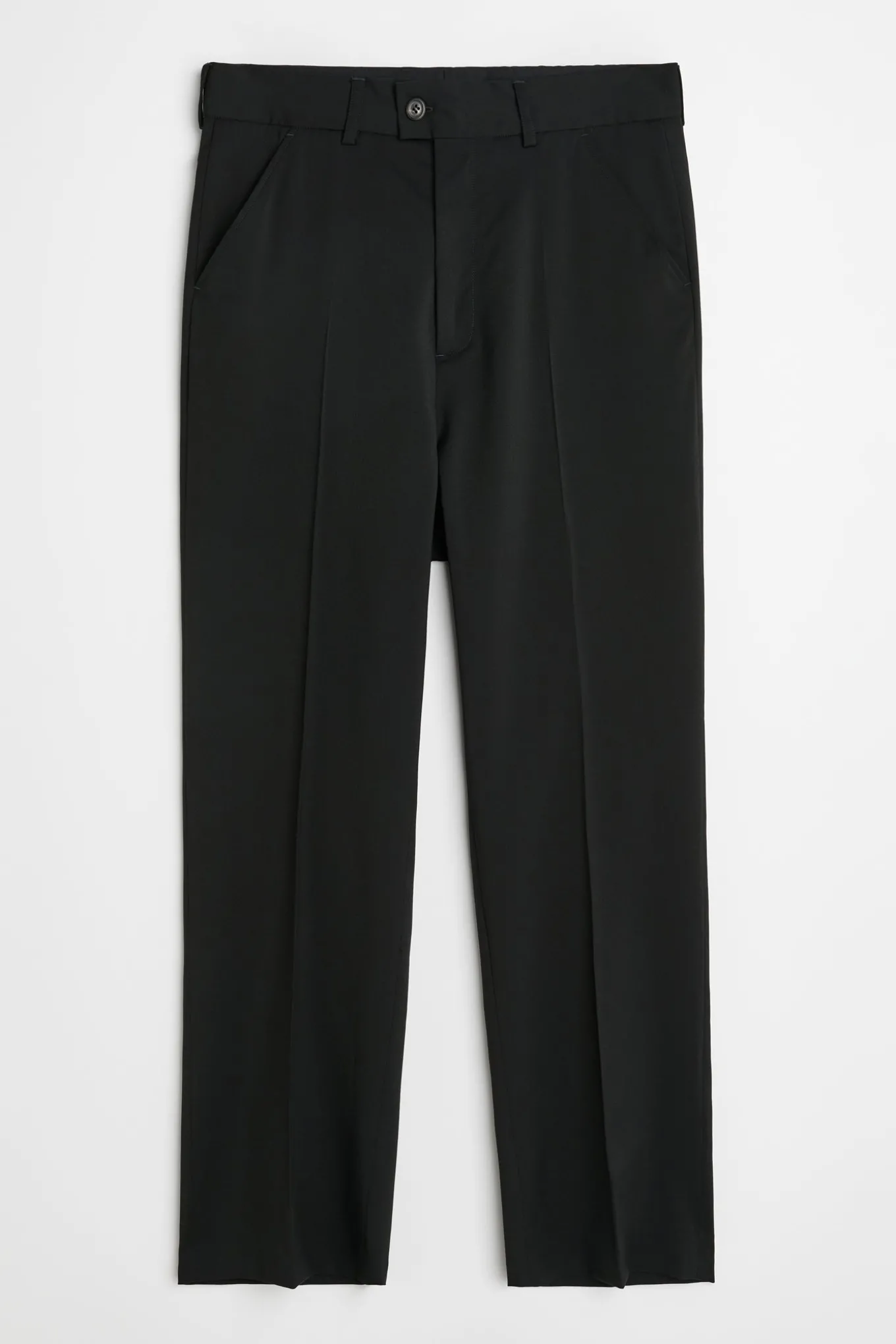 Black Worsted Wool