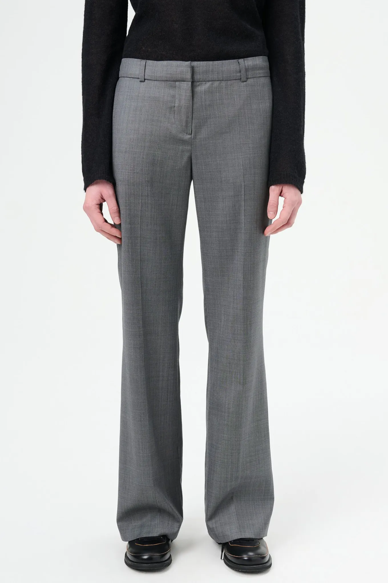 Dark Grey Flow Wool