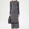 Dark Grey Lace Cupro