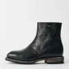 Deep Black Leather