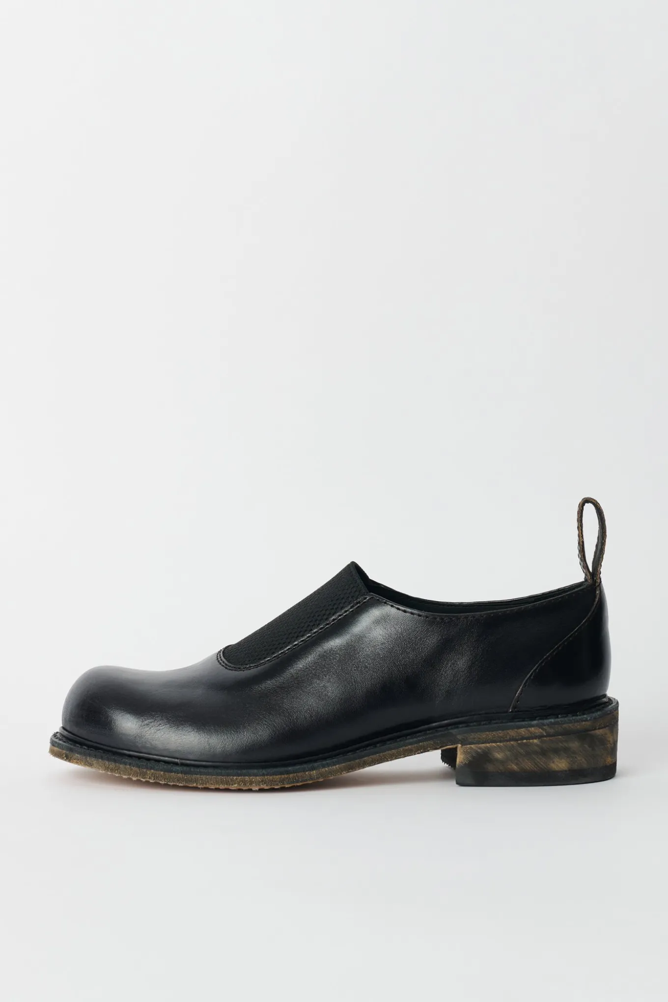 Deep Black Leather