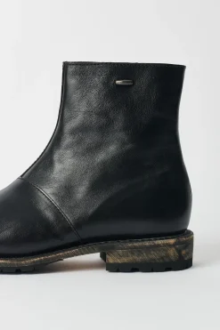 Deep Black Leather
