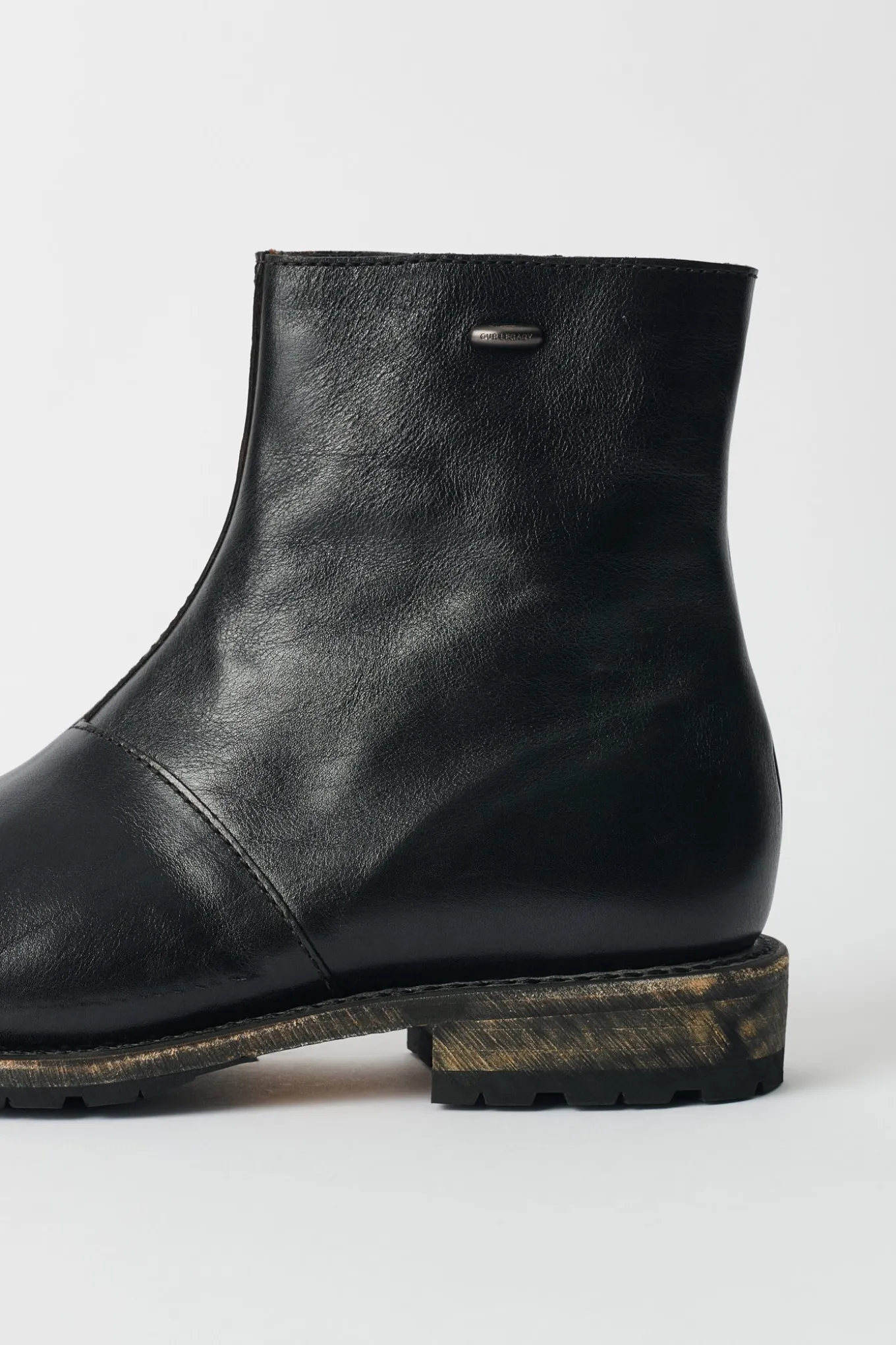 Deep Black Leather