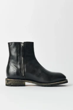 Deep Black Leather