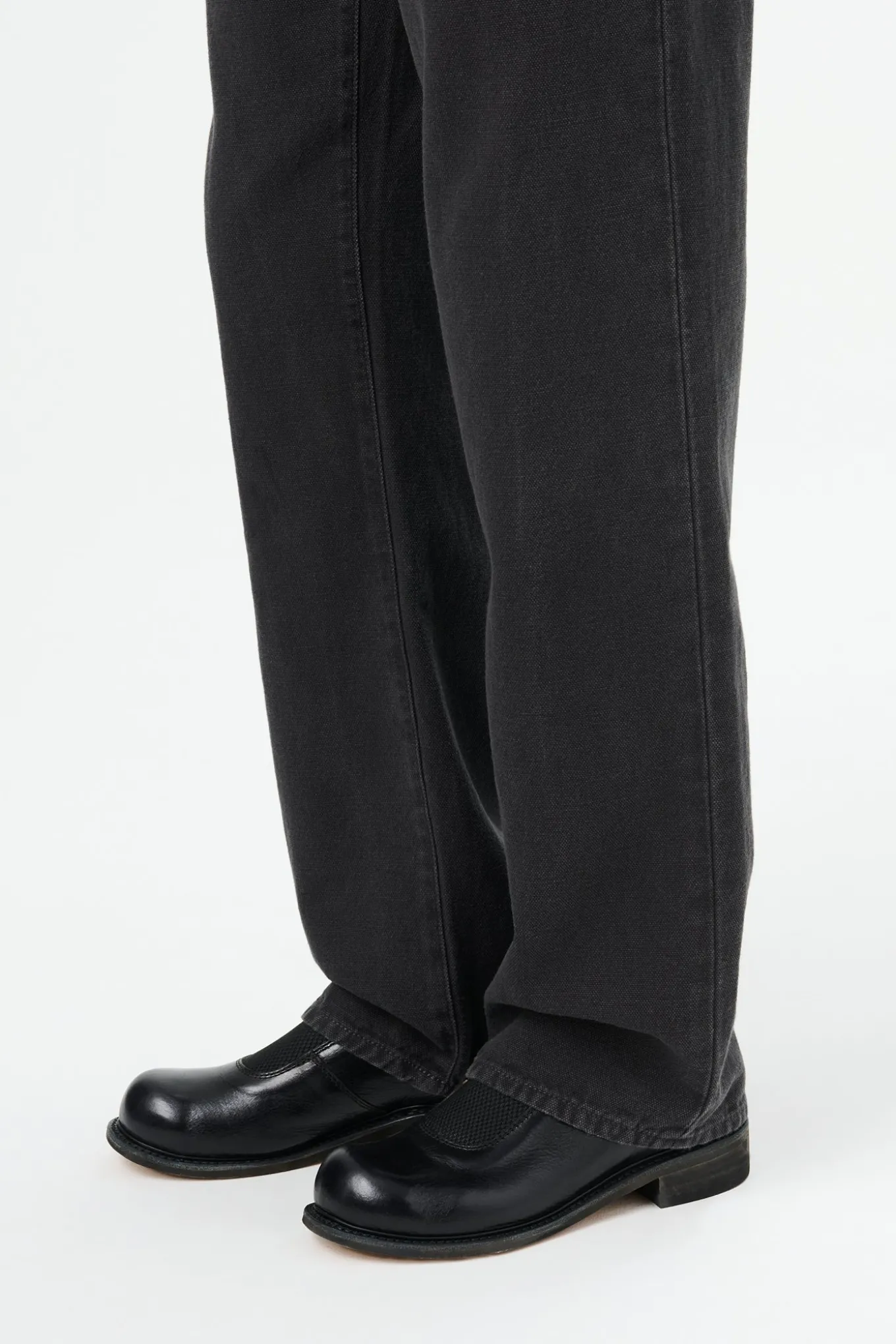 Deep Black Leather