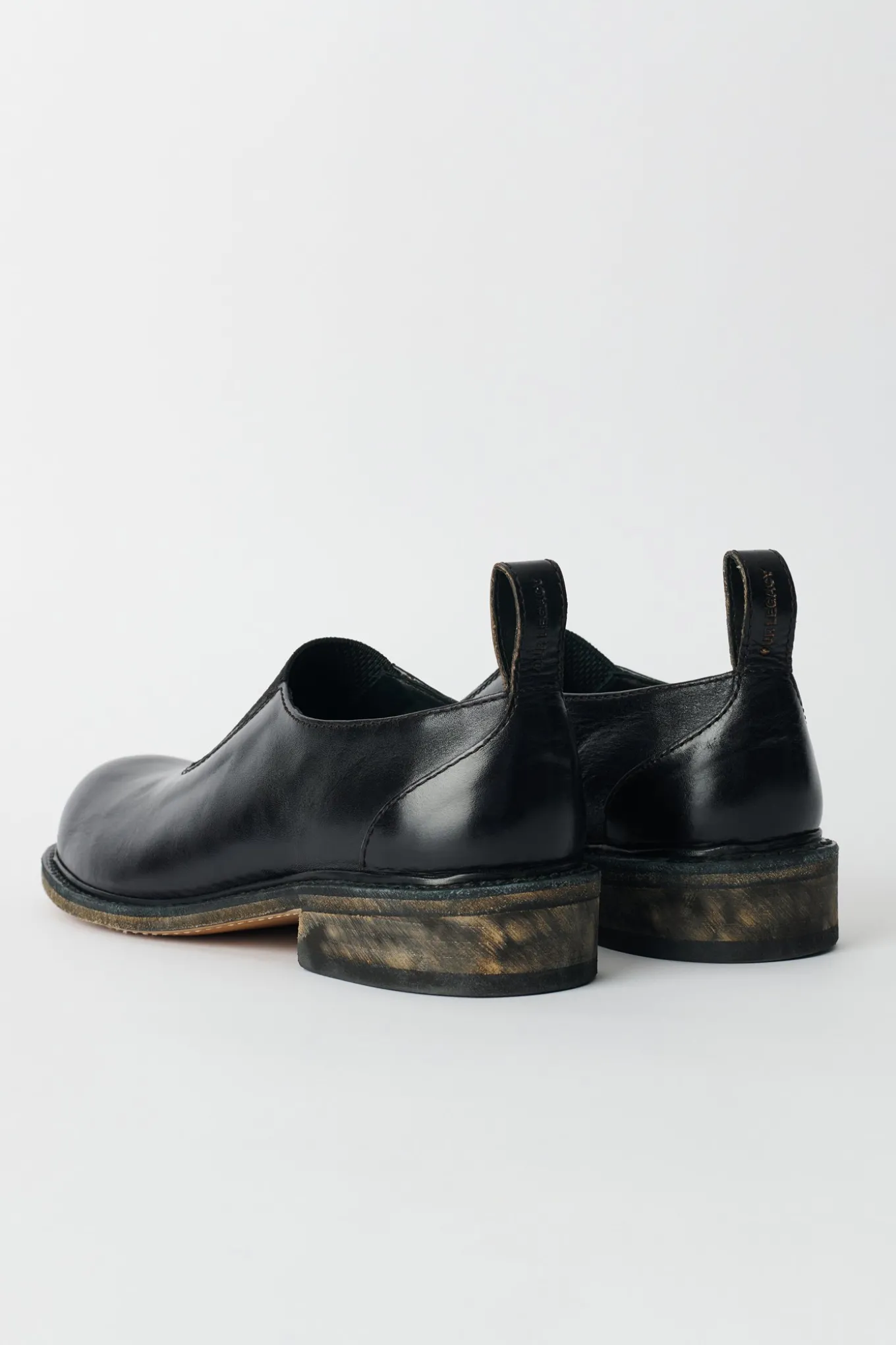 Deep Black Leather
