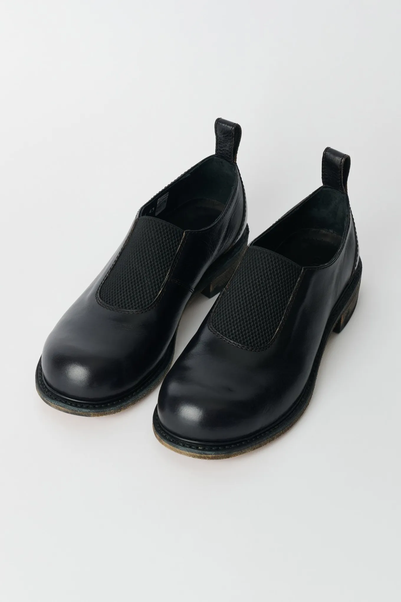 Deep Black Leather