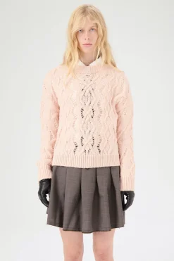 Delicate Pink Fisherman Wool