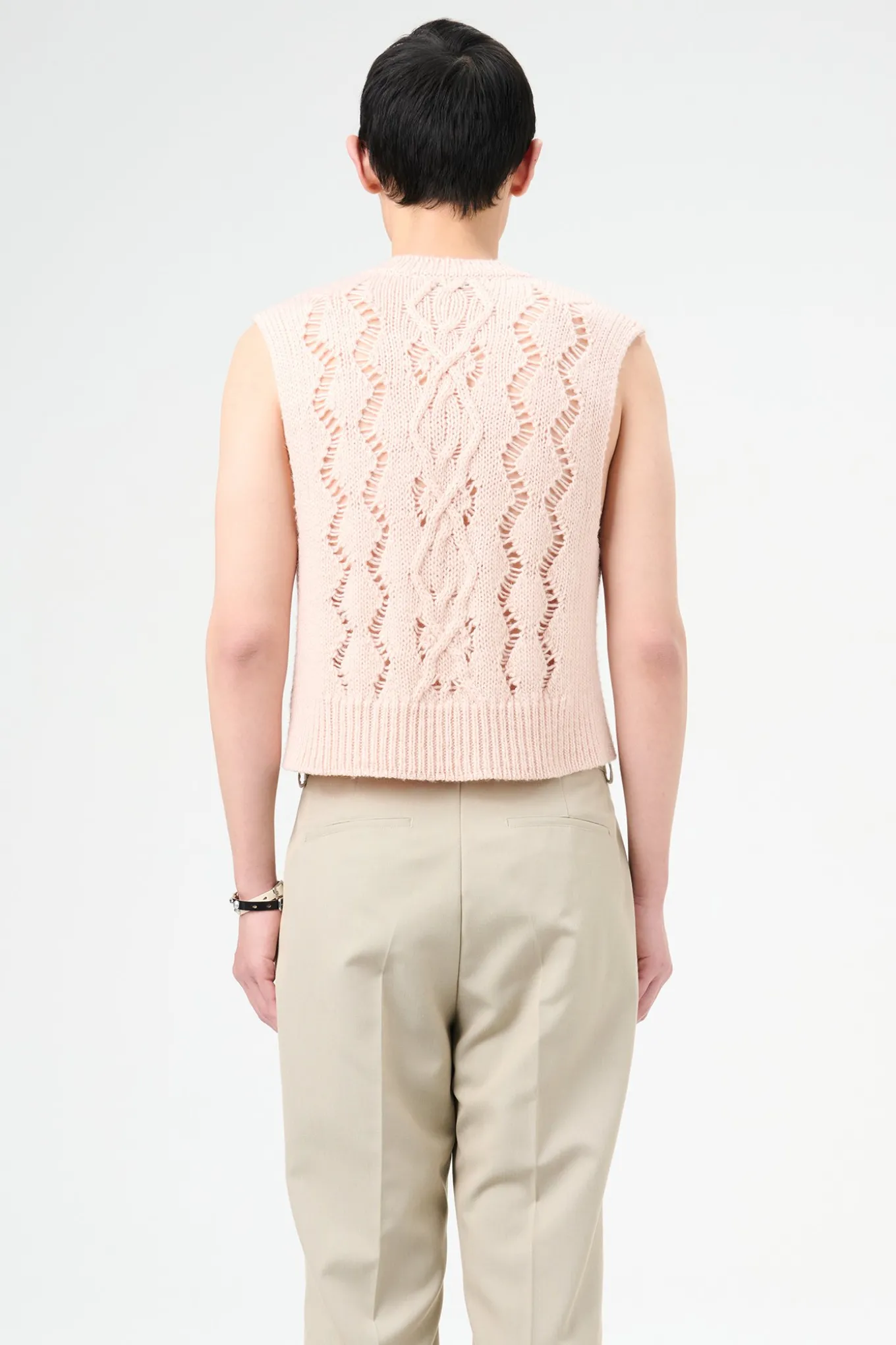 Delicate Pink Fisherman Wool