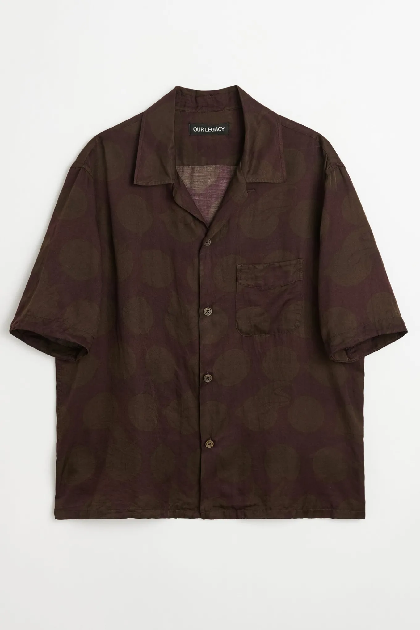 Dotted Print Cotton Silk