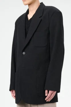 Draping Black Canvas