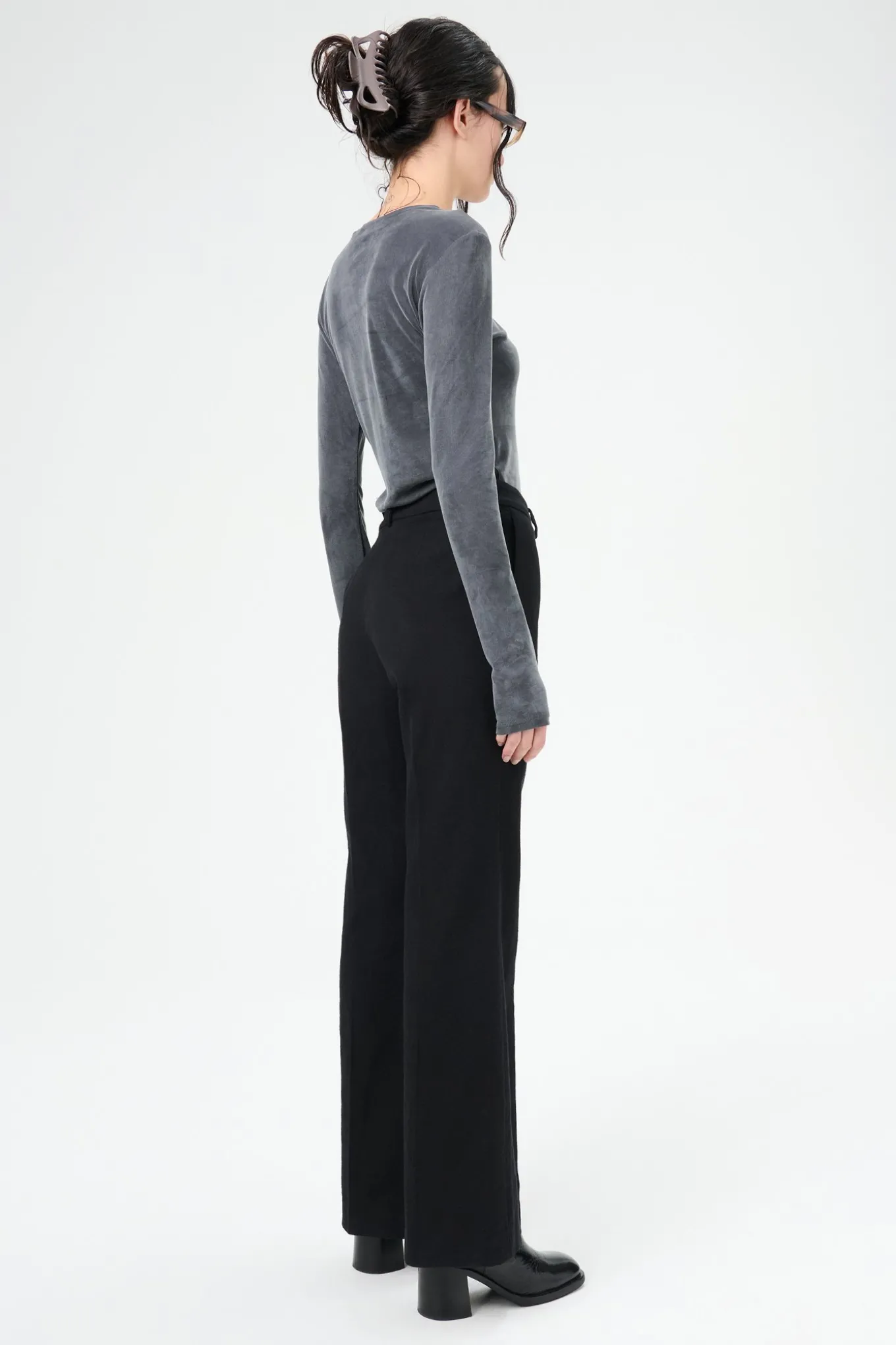 Draping Black Canvas