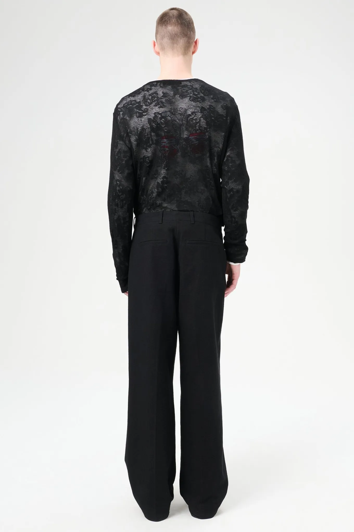 Draping Black Canvas