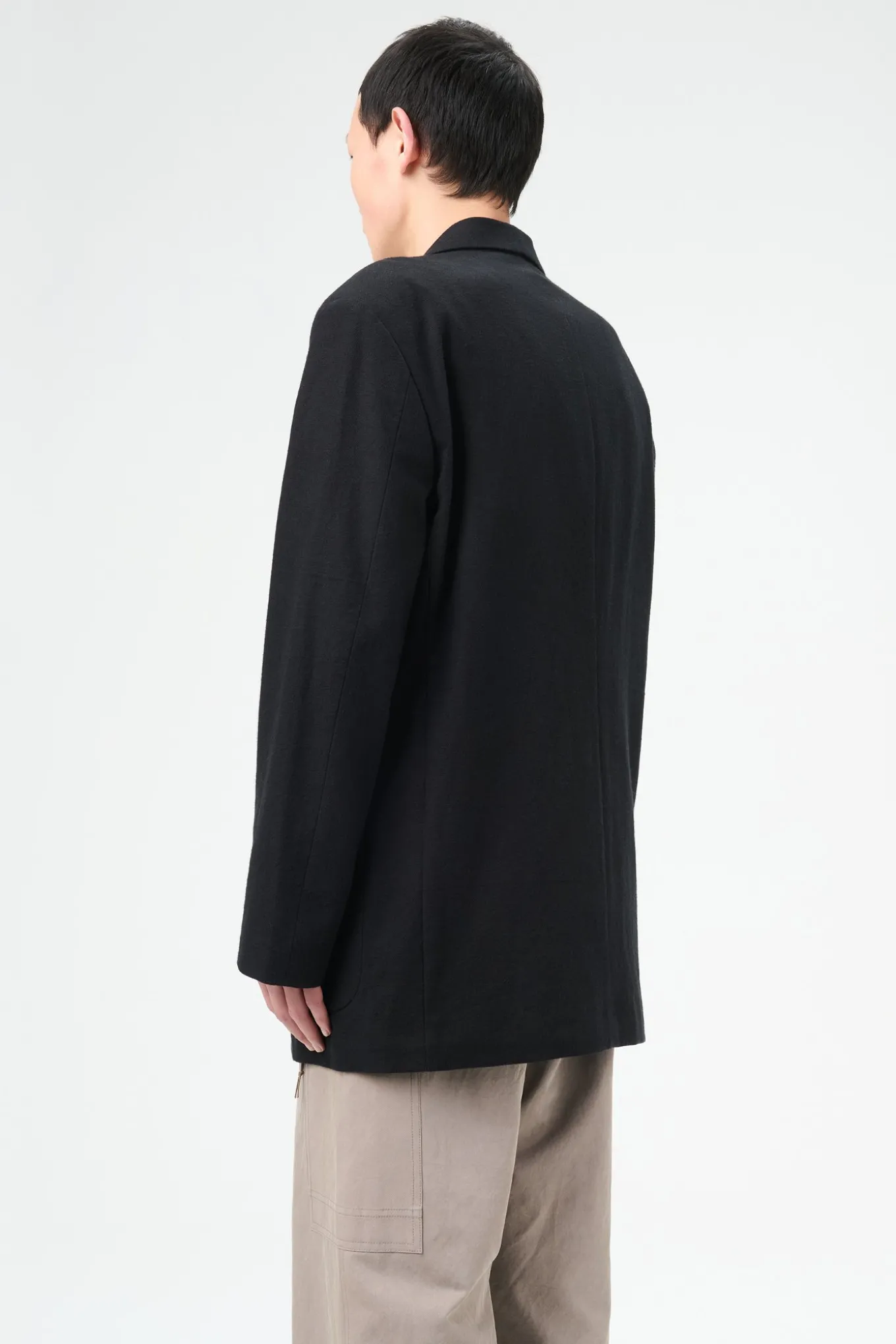Draping Black Canvas