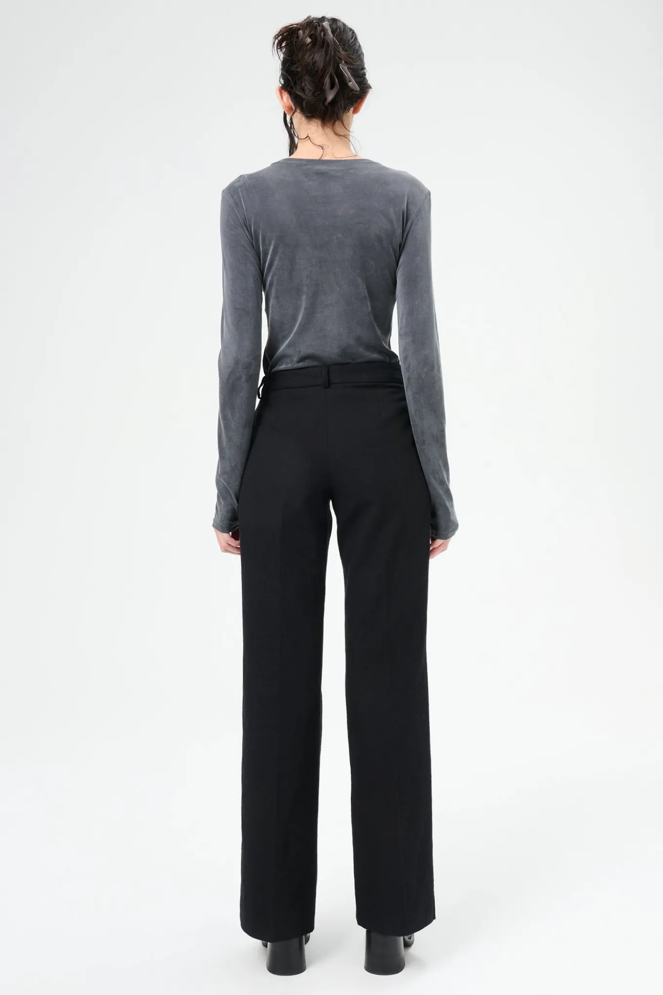 Draping Black Canvas