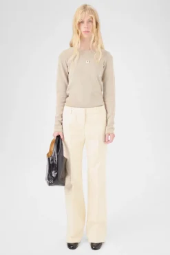 Ecru Canal Stripe