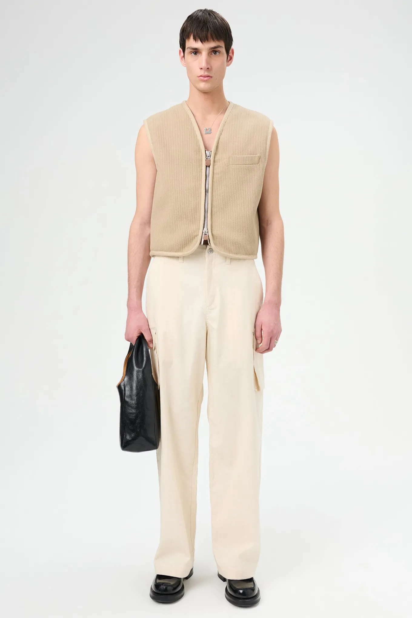 Ecru Canal Stripe