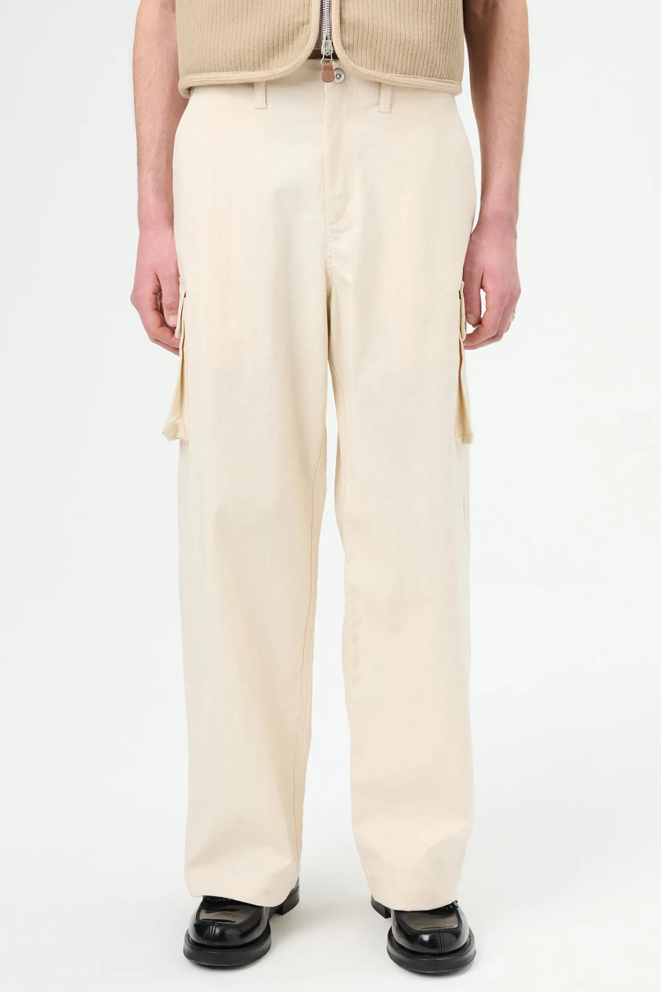 Ecru Canal Stripe