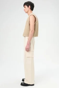 Ecru Canal Stripe