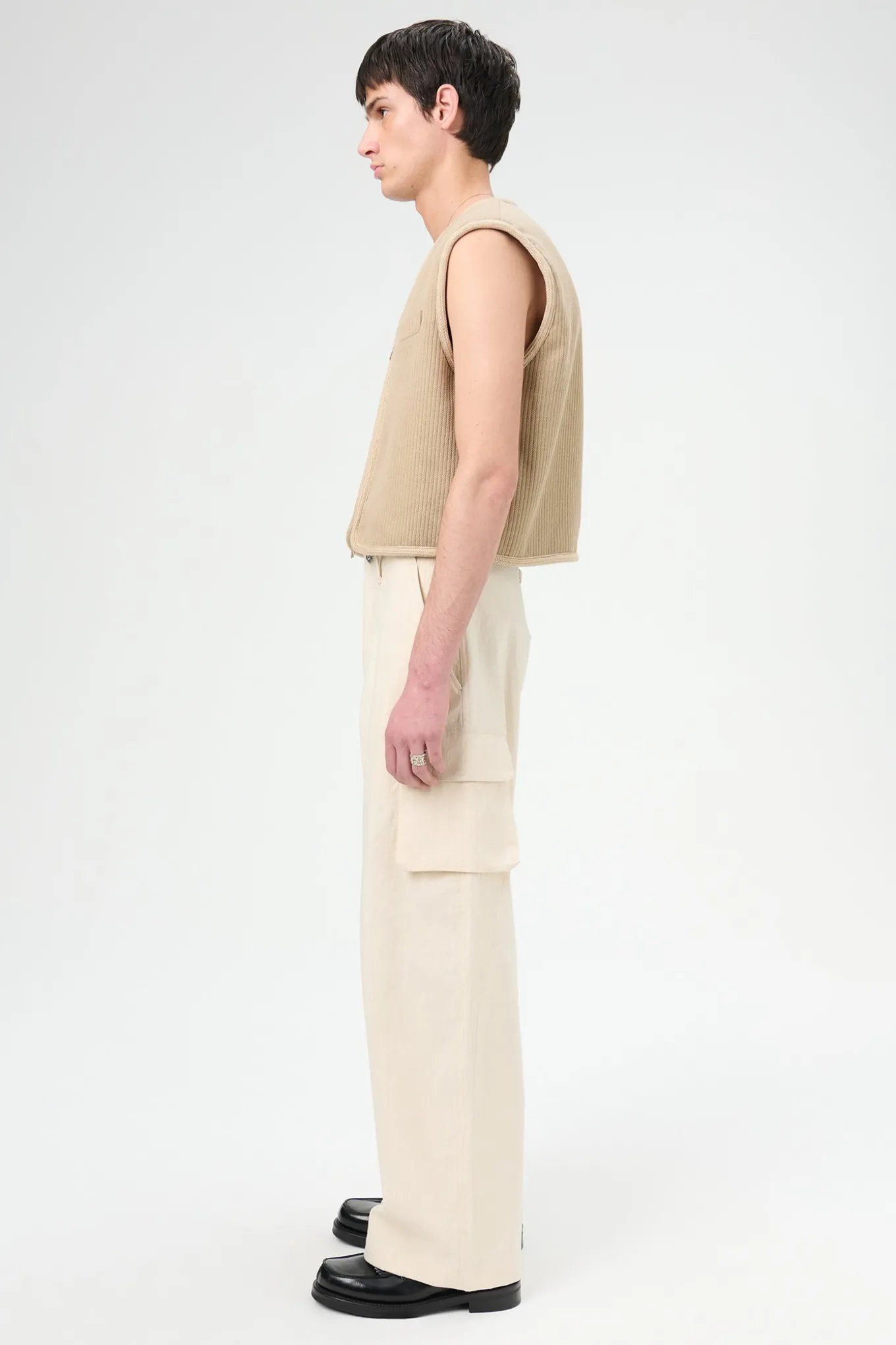 Ecru Canal Stripe