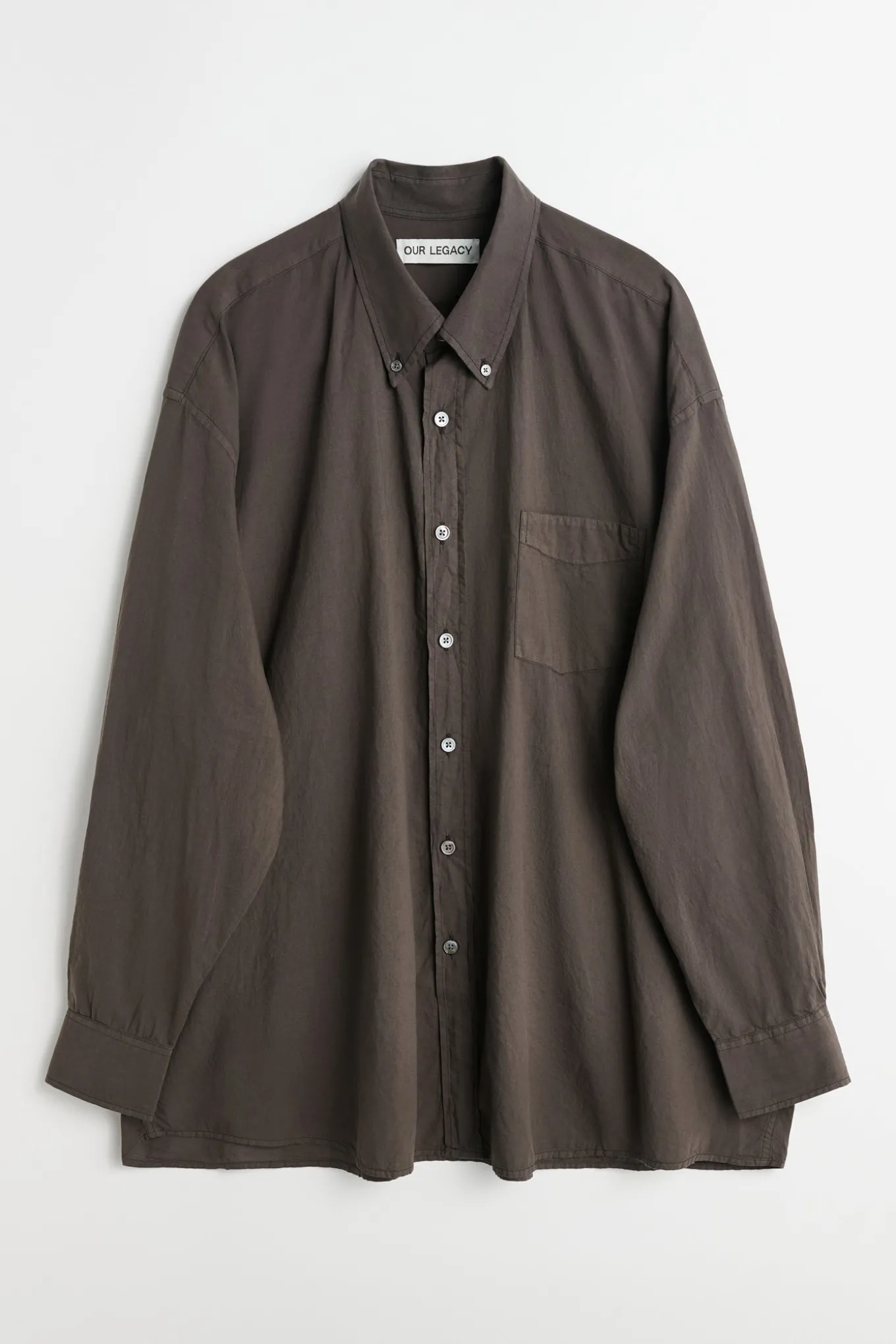Faded Brown Cotton Voile
